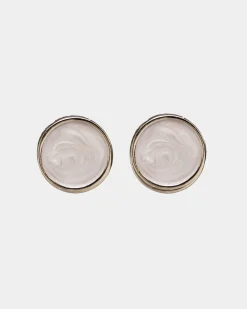 Ava korvakorut; pearl white 005