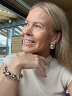 Bead käsikoru; hopea