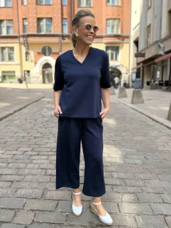 Cu Hilde Chabrina V-paita; sininen