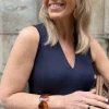 Jill joustava rannekoru; konjakki marmori