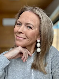 Korvakorut Bambupallot; luonnonvalkoiset