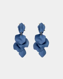 Leaf Clip korvakorut; denim blue 2082